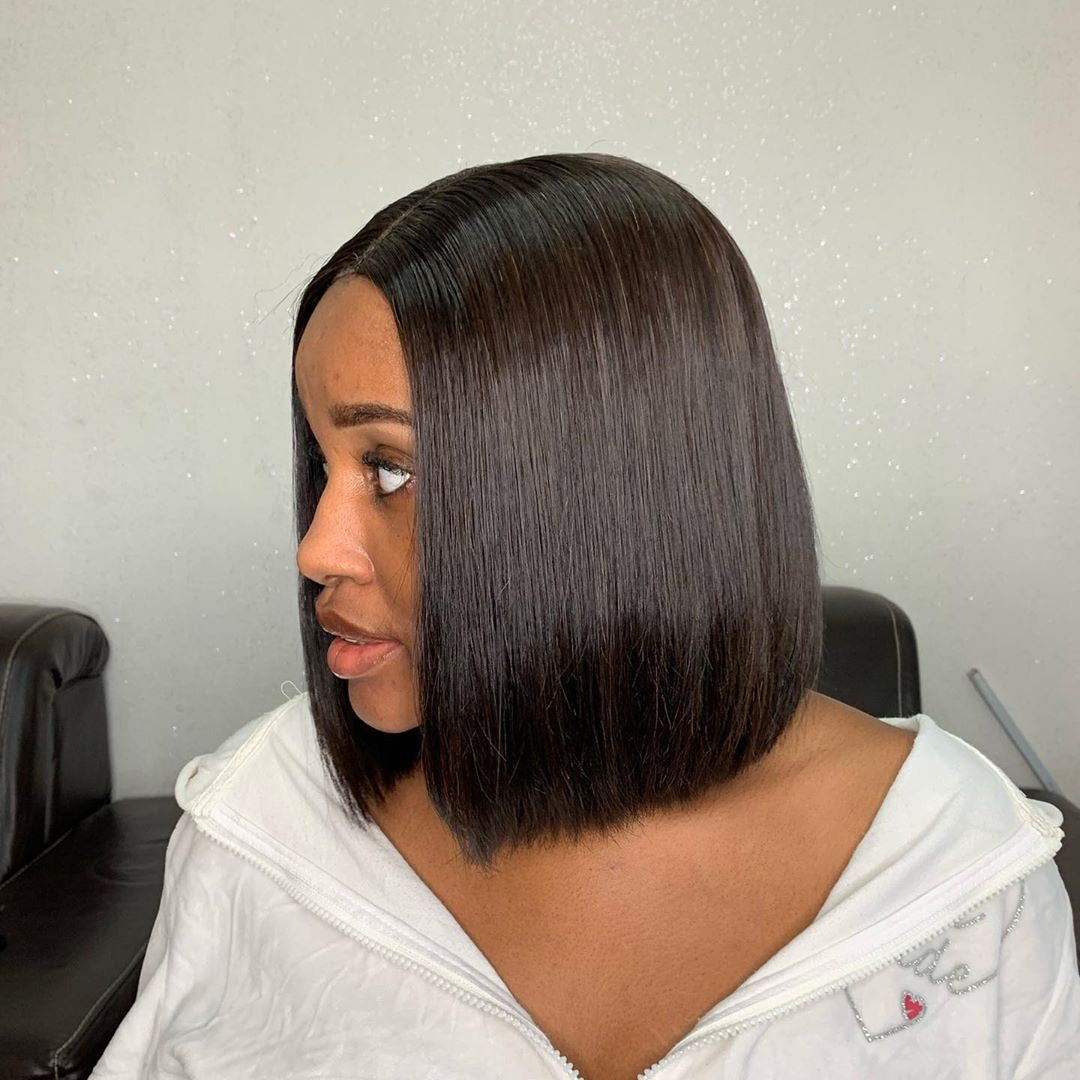 Super Silky Straight Bob Wig - Zefi Hairs